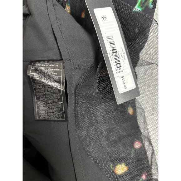 Steve Madden Women's Yasmina V-Neck Trim Mini Dress XS Black Multicolor NWT's. - Picture 7 of 8